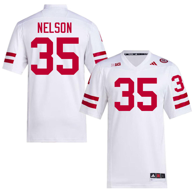 #35 Mekhi Nelson Nebraska Jersey,Nebraska Cornhuskers Football Uniforms,Jersey-White #35 Mekhi Nelson Nebraska Jersey,Nebraska Cornhuskers Football Uniforms,Jersey-White
